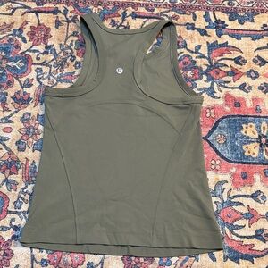 lululemon athletica Olive Green Racerback Tank
